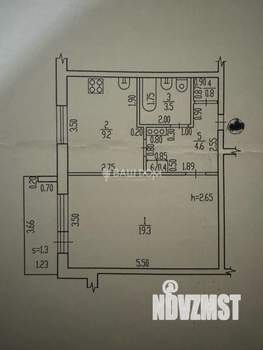 1-к квартира, вторичка, 38м2, 1/10 этаж