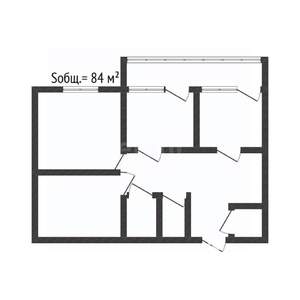 3-к квартира, вторичка, 84м2, 11/14 этаж