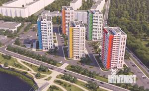 2-к квартира, строящийся дом, 40м2, 10/16 этаж
