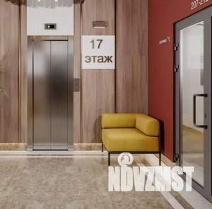 1-к квартира, сданный дом, 43м2, 14/16 этаж