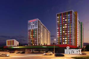 3-к квартира, строящийся дом, 77м2, 11/16 этаж