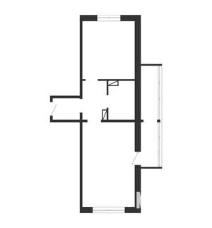 1-к квартира, вторичка, 47м2, 6/10 этаж