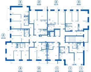 2-к квартира, вторичка, 40м2, 9/16 этаж