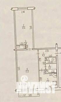 2-к квартира, вторичка, 44м2, 3/5 этаж