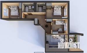 3-к квартира, вторичка, 76м2, 1/16 этаж