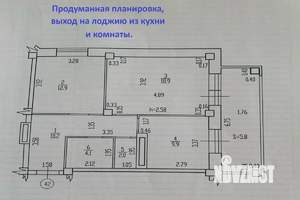 2-к квартира, вторичка, 64м2, 9/10 этаж