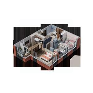 3-к квартира, строящийся дом, 80м2, 16/16 этаж