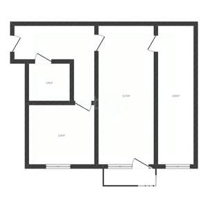 2-к квартира, вторичка, 42м2, 3/4 этаж