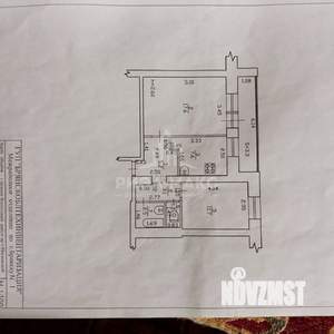 2-к квартира, вторичка, 52м2, 8/9 этаж