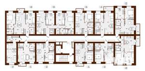 2-к квартира, строящийся дом, 56м2, 5/14 этаж
