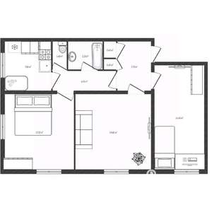 3-к квартира, вторичка, 74м2, 2/3 этаж