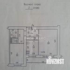 2-к квартира, вторичка, 49м2, 2/9 этаж