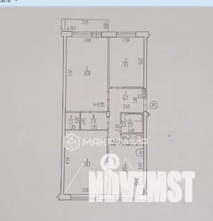 3-к квартира, вторичка, 63м2, 4/5 этаж