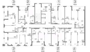 3-к квартира, вторичка, 75м2, 3/17 этаж