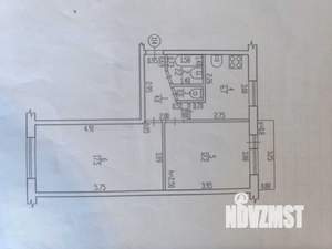 2-к квартира, вторичка, 44м2, 4/6 этаж