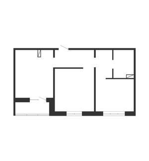 2-к квартира, вторичка, 54м2, 7/10 этаж