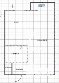 1-к квартира, вторичка, 31м2, 2/5 этаж