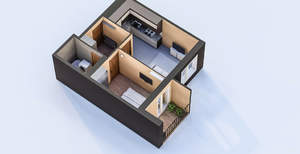 2-к квартира, вторичка, 42м2, 4/16 этаж