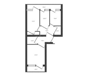 3-к квартира, вторичка, 89м2, 11/14 этаж