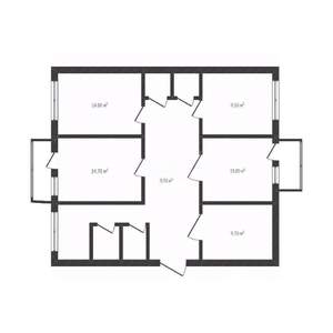 5-к квартира, вторичка, 87м2, 2/5 этаж