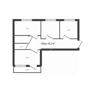 3-к квартира, вторичка, 63м2, 10/10 этаж