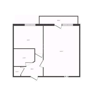 1-к квартира, вторичка, 29м2, 5/5 этаж