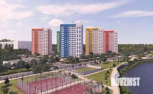 1-к квартира, строящийся дом, 40м2, 4/16 этаж