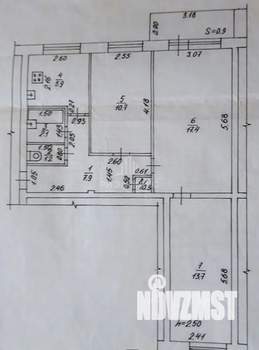 3-к квартира, вторичка, 60м2, 2/5 этаж