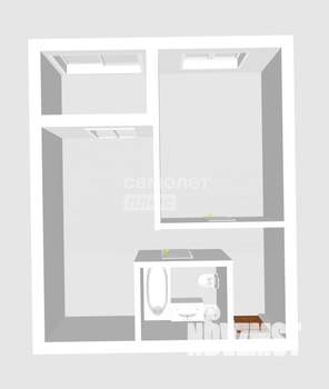 1-к квартира, вторичка, 40м2, 15/16 этаж