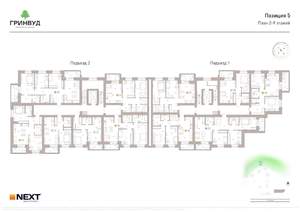 2-к квартира, вторичка, 62м2, 8/9 этаж