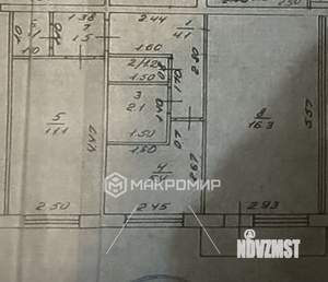 2-к квартира, вторичка, 43м2, 5/5 этаж