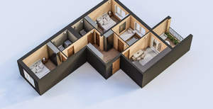 3-к квартира, вторичка, 81м2, 4/16 этаж