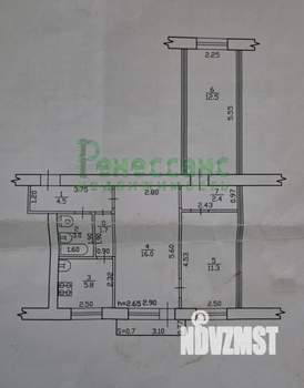 3-к квартира, вторичка, 60м2, 3/5 этаж