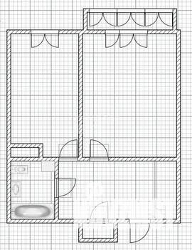 1-к квартира, вторичка, 44м2, 15/16 этаж