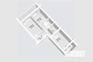 2-к квартира, вторичка, 76м2, 11/12 этаж