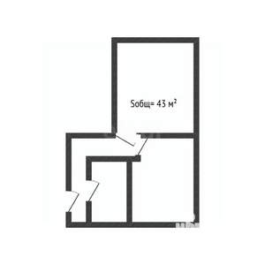 1-к квартира, вторичка, 43м2, 17/17 этаж