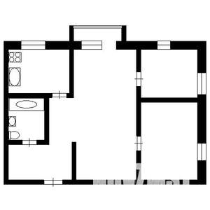 3-к квартира, вторичка, 44м2, 3/5 этаж