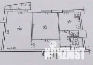 2-к квартира, вторичка, 53м2, 5/9 этаж