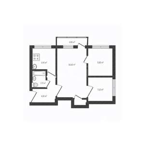 3-к квартира, вторичка, 47м2, 5/5 этаж