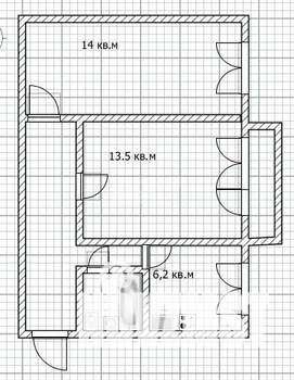 2-к квартира, вторичка, 46м2, 4/5 этаж