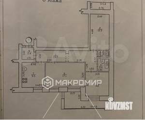 3-к квартира, вторичка, 69м2, 6/10 этаж