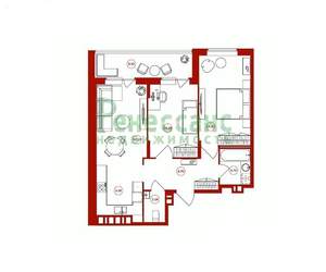 2-к квартира, вторичка, 70м2, 11/16 этаж