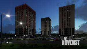 2-к квартира, строящийся дом, 66м2, 16/16 этаж