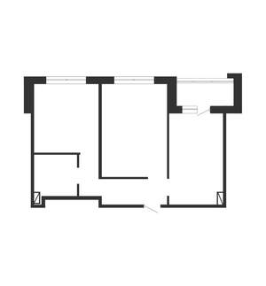 2-к квартира, вторичка, 58м2, 9/10 этаж