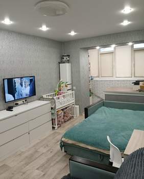 1-к квартира, вторичка, 34м2, 1/3 этаж