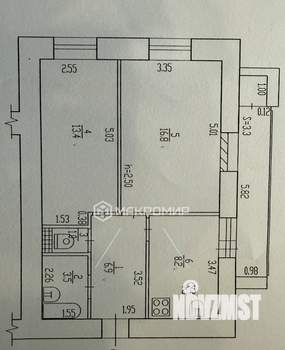 2-к квартира, вторичка, 50м2, 12/12 этаж