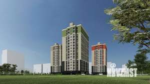 1-к квартира, строящийся дом, 46м2, 2/16 этаж