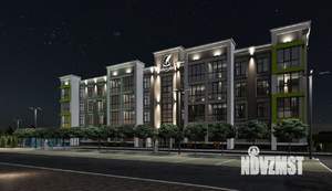 2-к квартира, строящийся дом, 54м2, 2/4 этаж