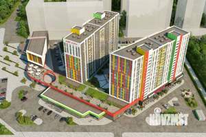 3-к квартира, строящийся дом, 75м2, 3/16 этаж