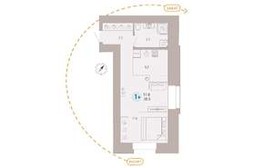 Студия квартира, вторичка, 31м2, 9/10 этаж